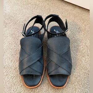 Free People Navy Blue Sandals